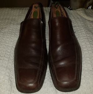 Joseph Abboud Brown Moc Toe Dress Shoes
